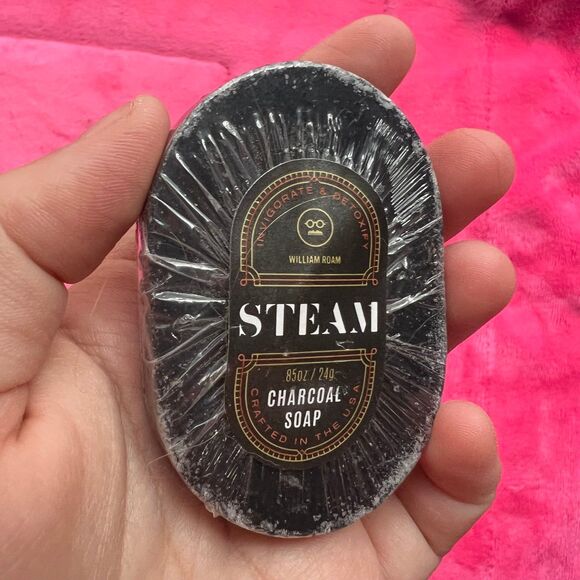 William Roam Steam Charcoal Bar Soap Bundle Toiletry new - Picture 2 of 3